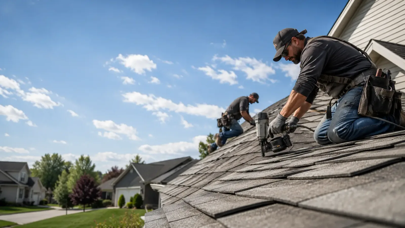 Storm Damage Roof Repair in Johnson, KS near me